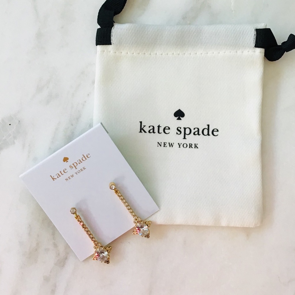 KATE SPADE Gold Plated Drop Earrings